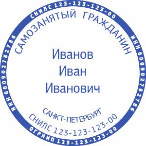 Макет печати Самозанятого-15